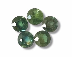 Сапфиры-Н зеленые (Таиланд) 
