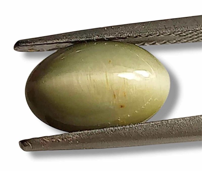 Фото Кварц с эффектом кошачьего глаза (Шри-Ланка) 