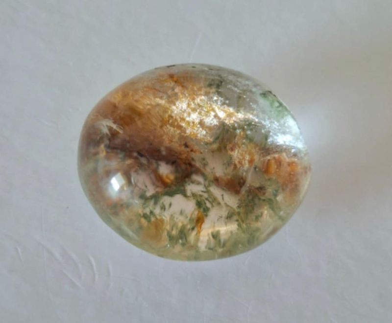 Фото Кварц с хлоритом, лимонитом и гётитом  