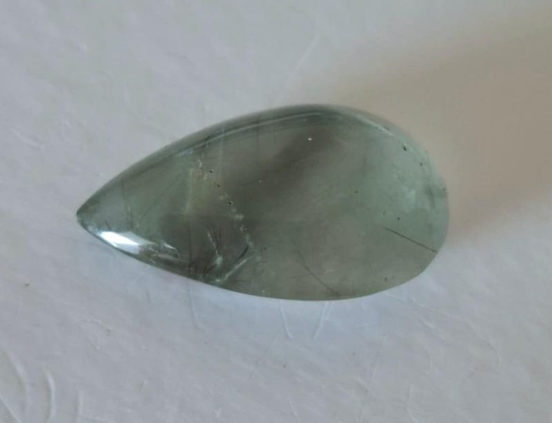 Фото Кварц с хлоритом и нитями актинолита (Бирма) 