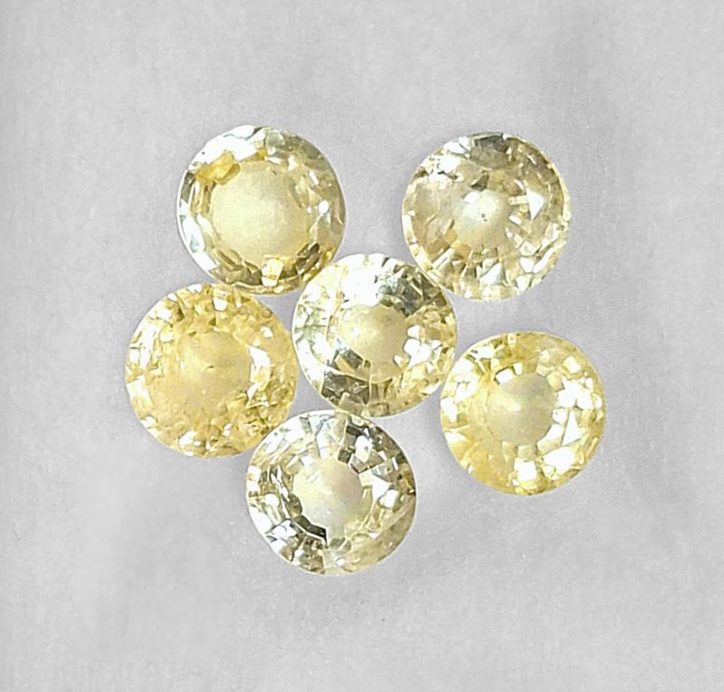 Фото Сапфиры-Н желтые (Таиланд) 