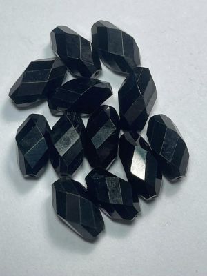 Цейлонит- черная шпинель. Сверленые вставки (Таиланд) 