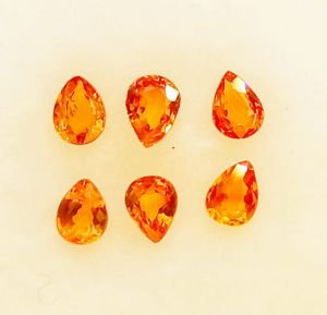 Сапфир оранжевый Сонгеа 