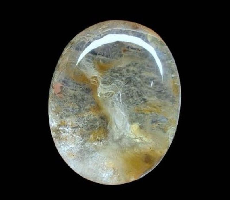 Фото Кварц с нитями тремолита (Танзания) 