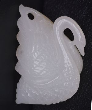 Кулон-миниатюра "Белый лебедь" 