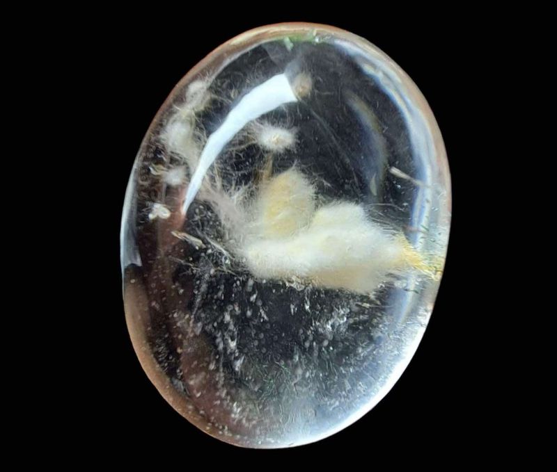 Фото Кварц с тремолитом (Бирма) 