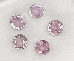 Сапфиры-Н сиреневые (Мадагаскар) 