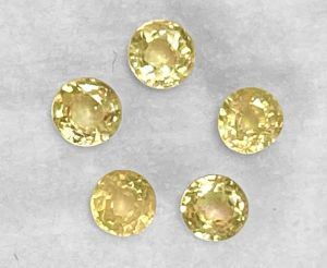 Сапфиры-Н желтые (Таиланд) 